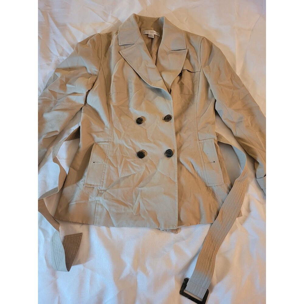 PETITE SOPHISTICATE WOMEN TRENCH COAT  SIZE 8